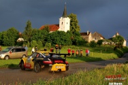 Rallye Český Krumlov: Zatáčka pod Soběnovem